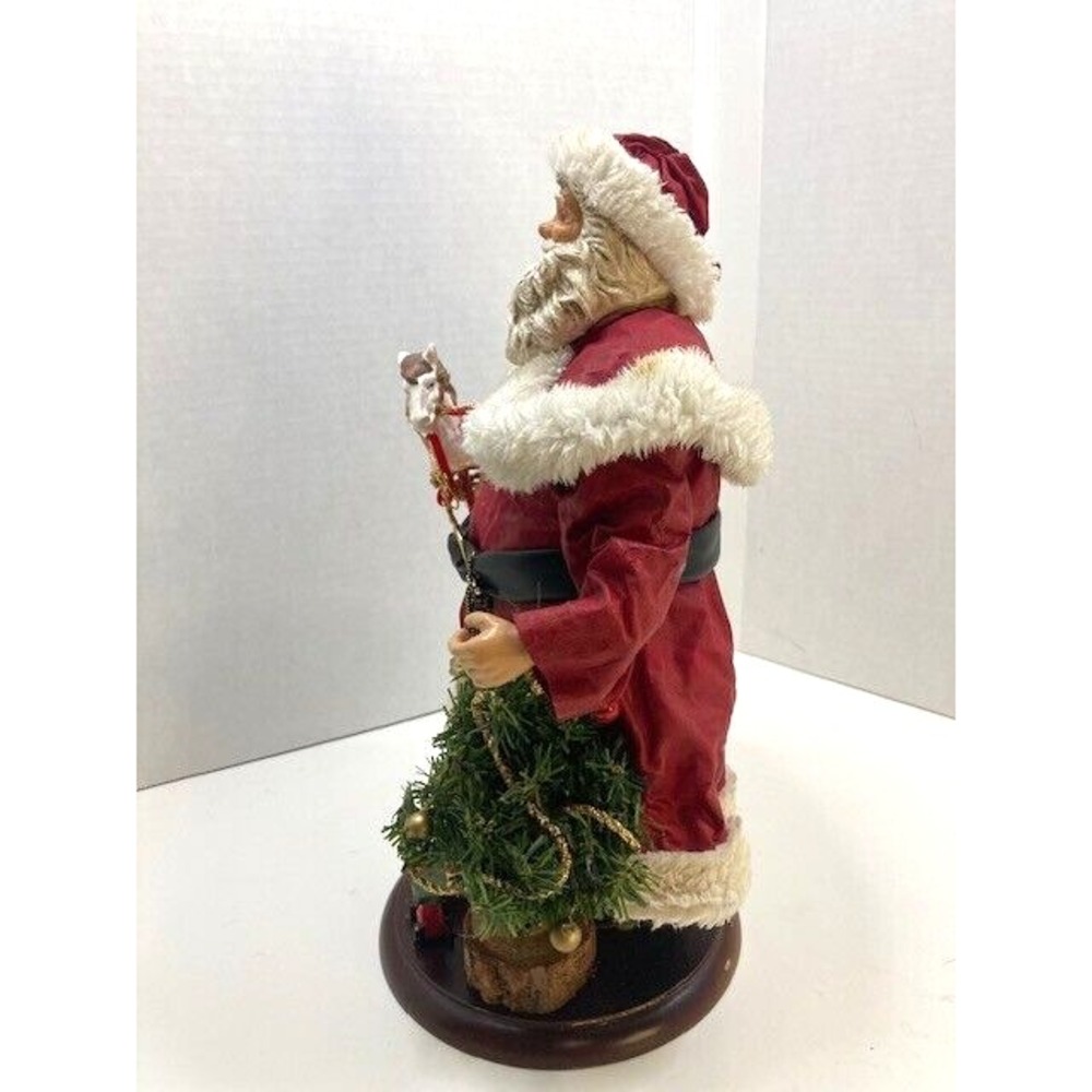 Vintage Fabric Mache Santa Caraouel Horse Gifts Collectible Figure 12 in - Picture 2 of 10